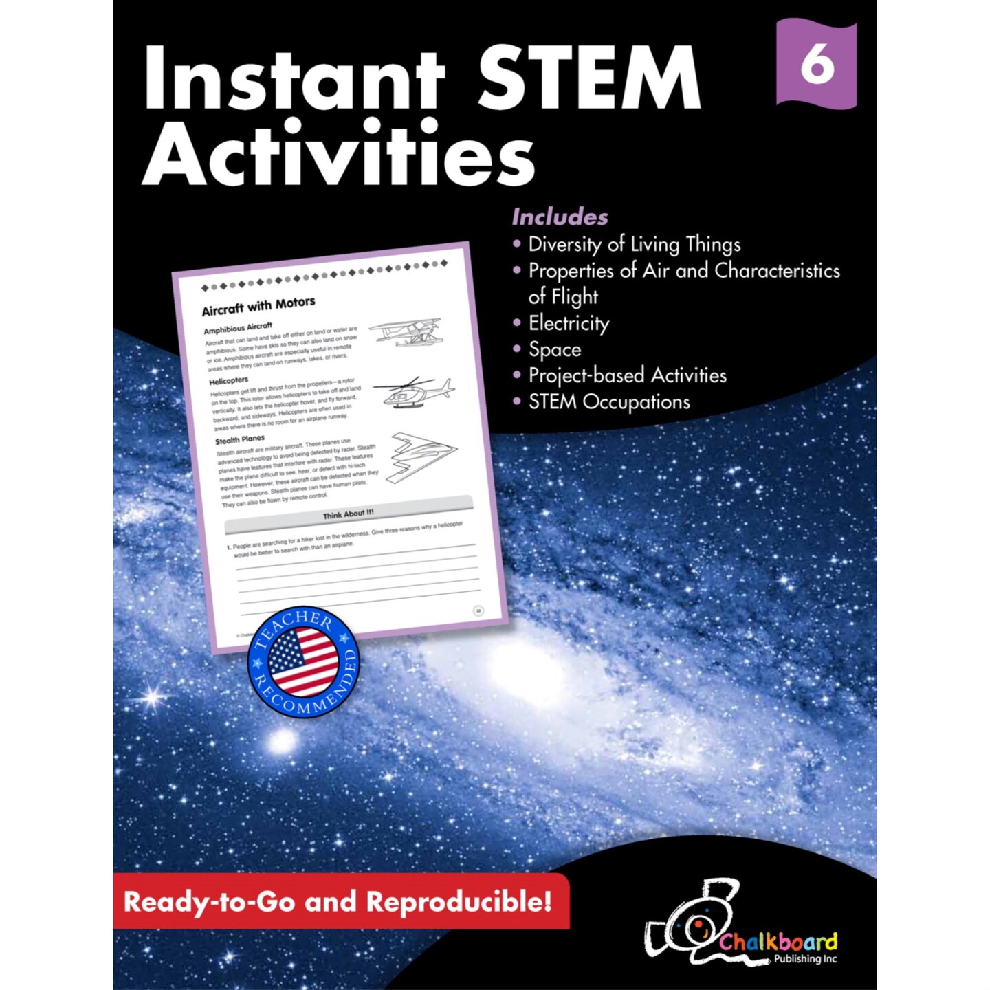 Creative Teaching Press Instant STEM Activities Workbook, 120 Pages ...