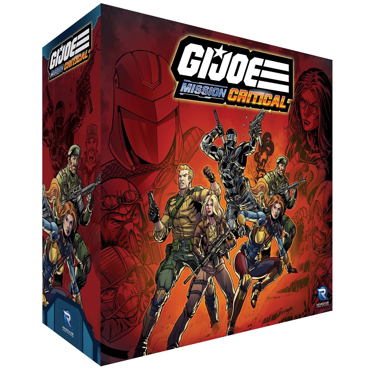 G.I. JOE Mission Critical - Core Box, Cooperative Board Game, Role Playing Game, Renegade Game Studios, Ages 14+, 1-5 Players, 50-70 Minute Playing Time