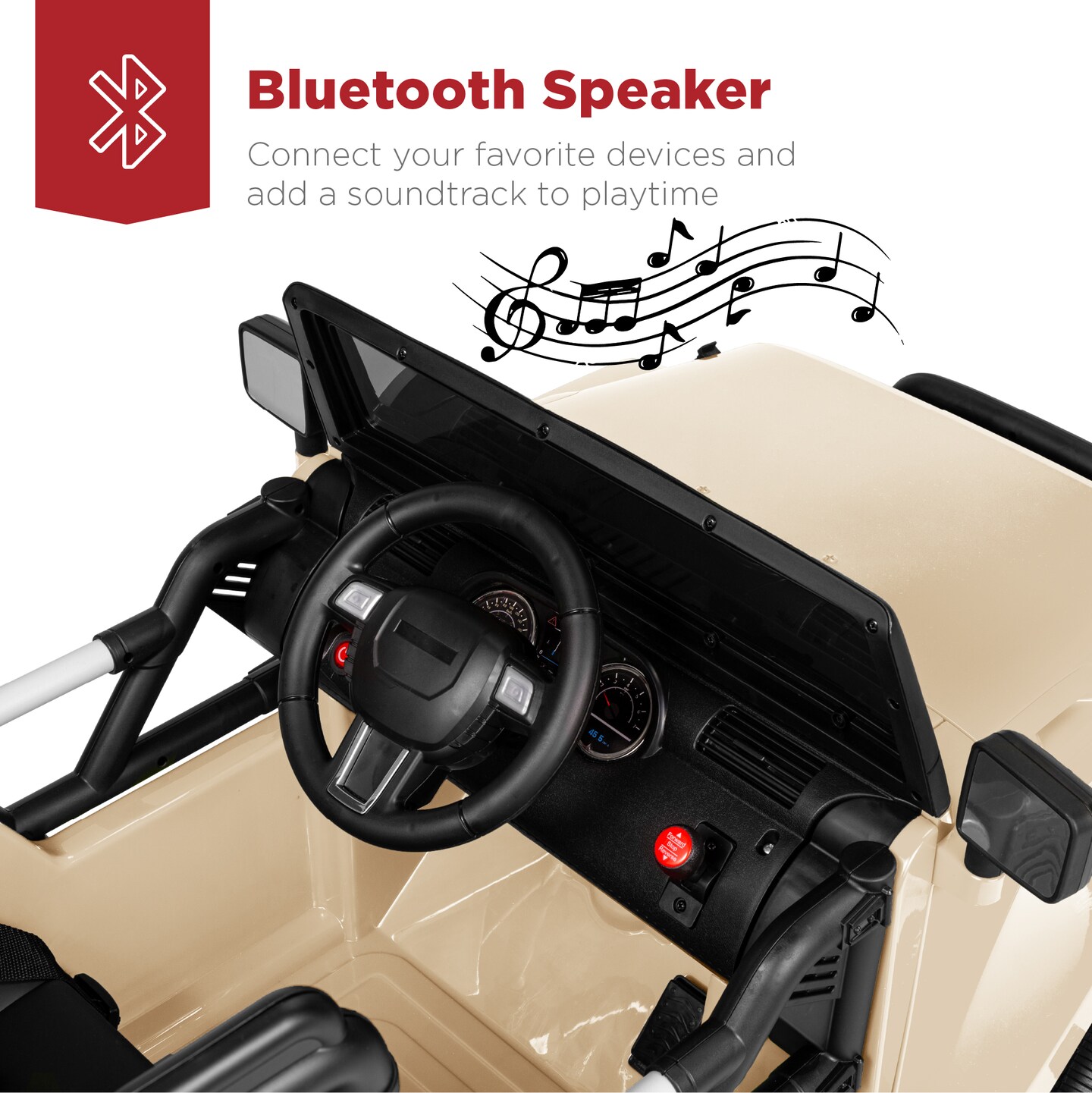 Best Choice Products 12V Kids Ride On Truck Car w/ Remote Control, Spring Suspension, Bluetooth, LED Lights