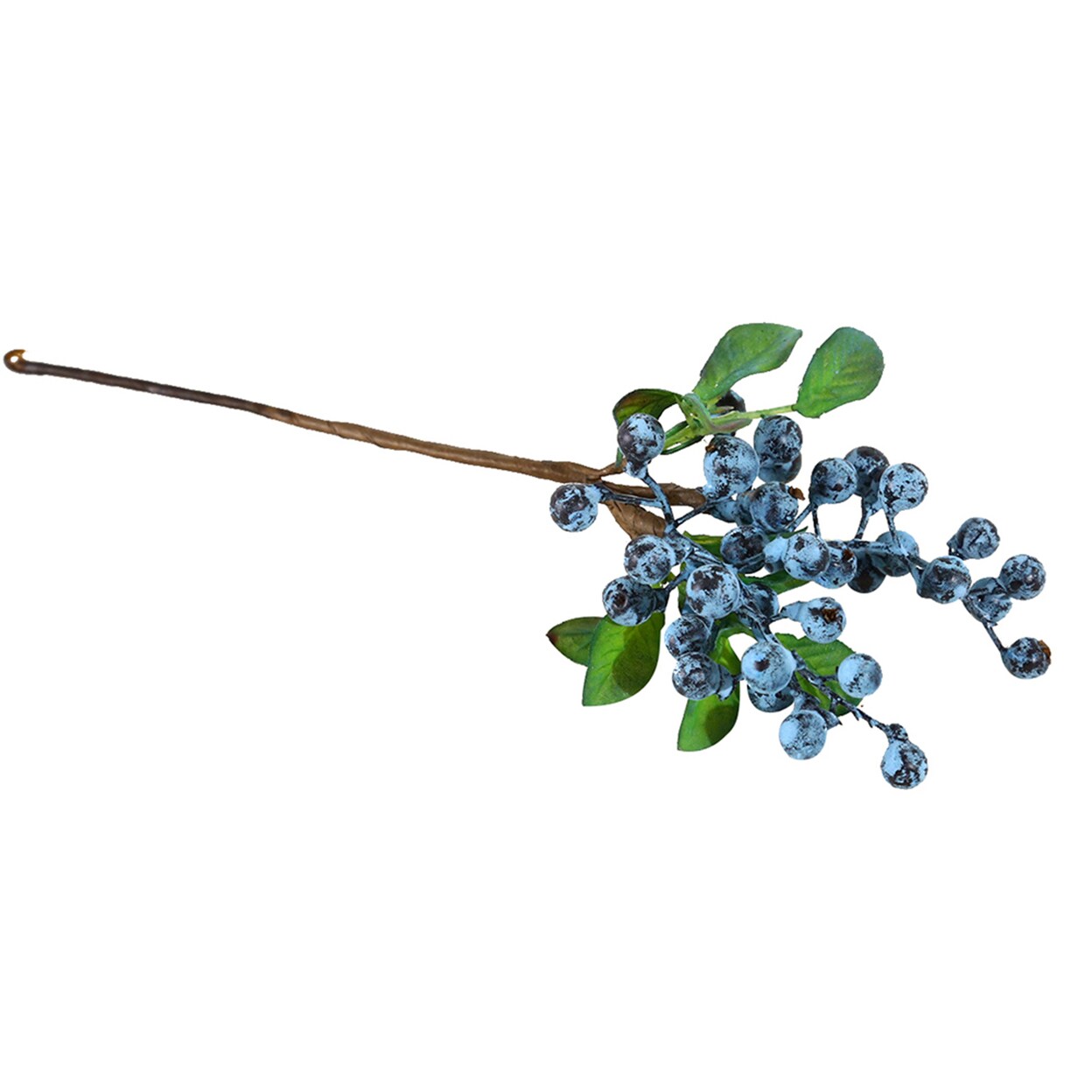 Lifelike Artificial Plant Faux Berry Fake Branch Simulation Blueberry Home Hotel Prop