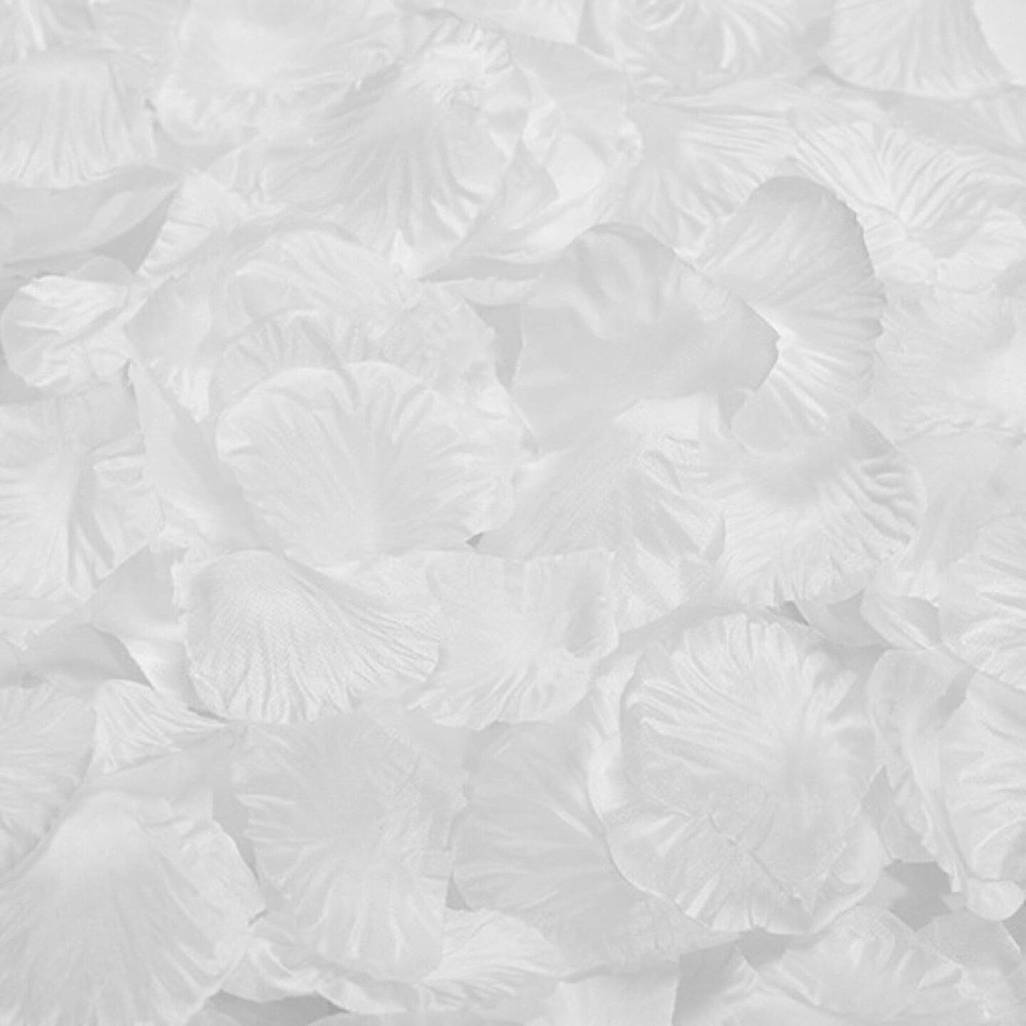 3000 pcs White Rose Flower Petals Artificial Flowers Silk Rose Petals Fake Rose Petals for Romantic Night Valentine &#x27; Day Wedding Party Flower Decorations
