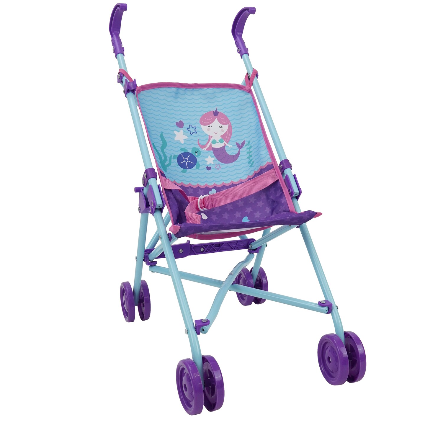 thumbnail image 2 of Xwin Sportseries Pretend Play Stroller & Push Chair Carriage With Doll, Pacifier For Toddlers 2 of 12