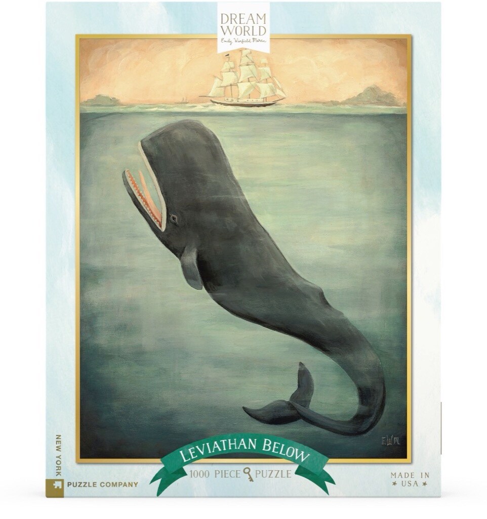 New York Puzzle Company Leviathan Below 500 Piece Piece Jigsaw Puzzle