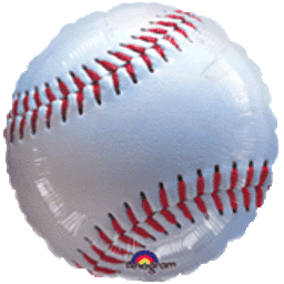 Championship Baseball 17&#x22; Mylar Balloon