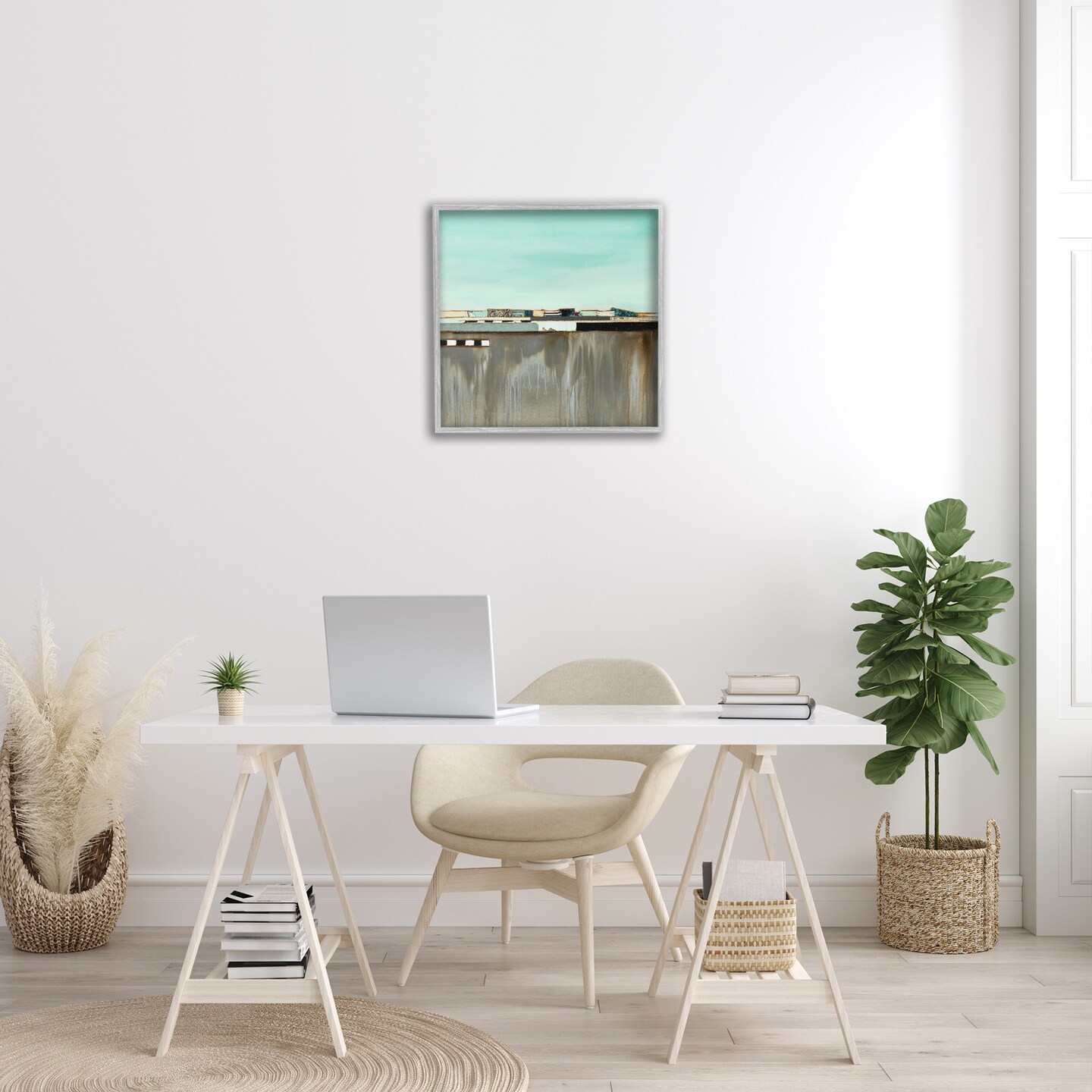 Stupell Industries Unique Urban Landscape Collage Framed Giclee Art