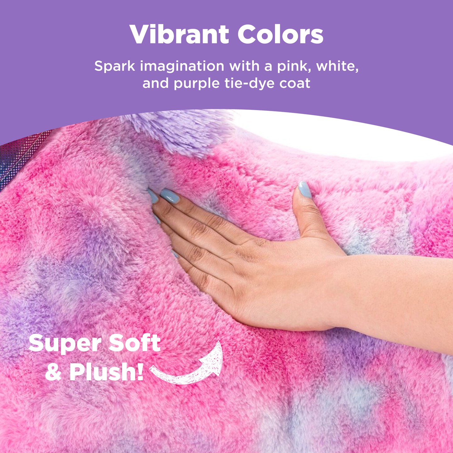 Best Choice Products 52in Kids Extra Large Plush Unicorn, Life-Size Stuffed Animal Toy w/ Rainbow Details