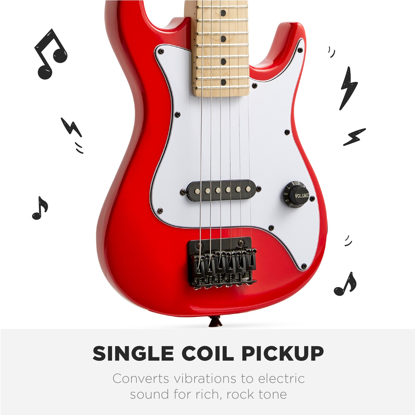 Best Choice Products 30in Kids Electric Guitar Beginner Starter Kit w/ 5W Amplifier, Strap, Case, Strings