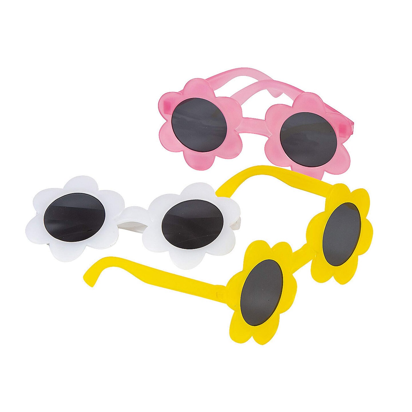 Kids Flower Shaped Sunglasses 12 Pieces