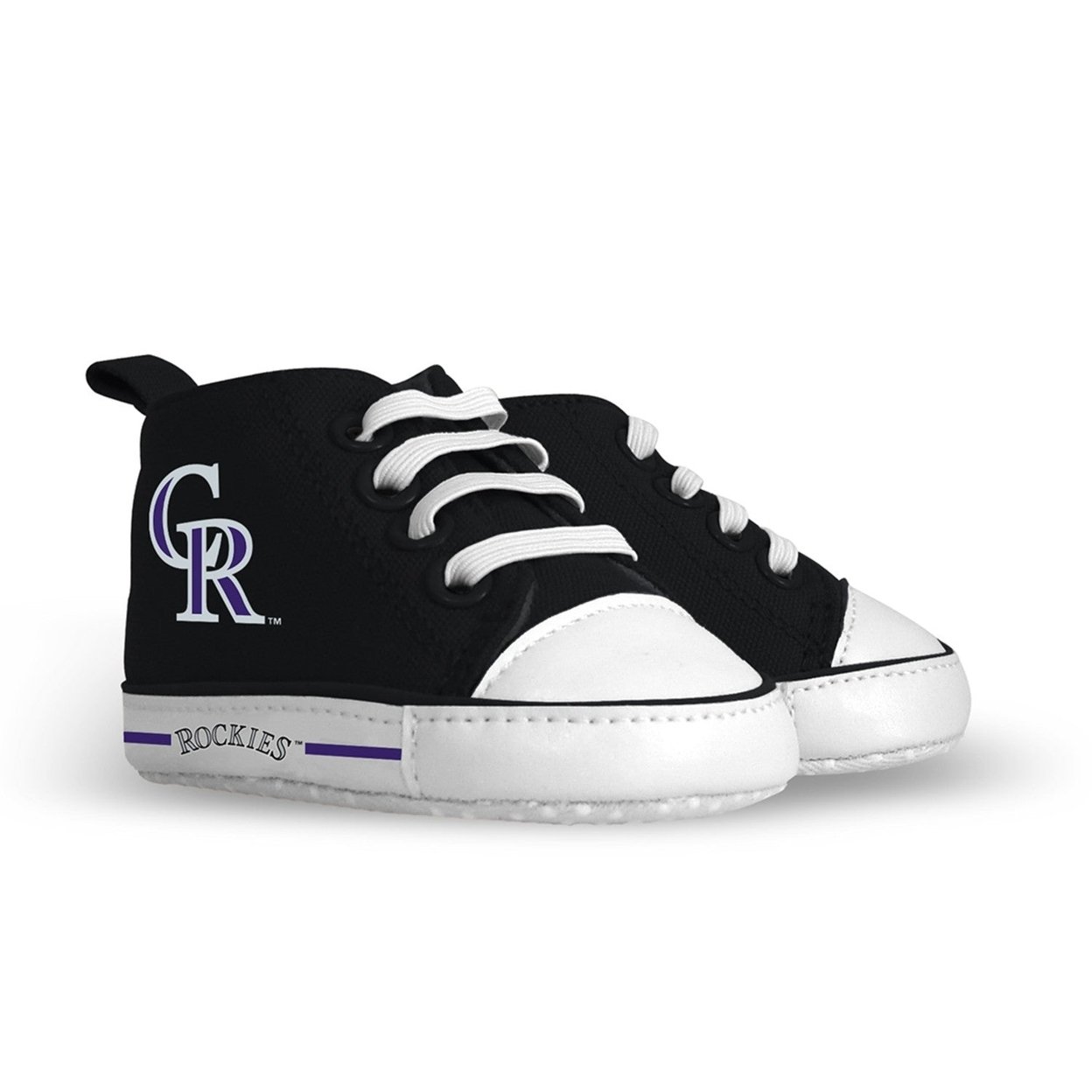 Colorado Rockies Baby Shoes Unisex High Top Pre-Walkers Soft Fabric Grippers