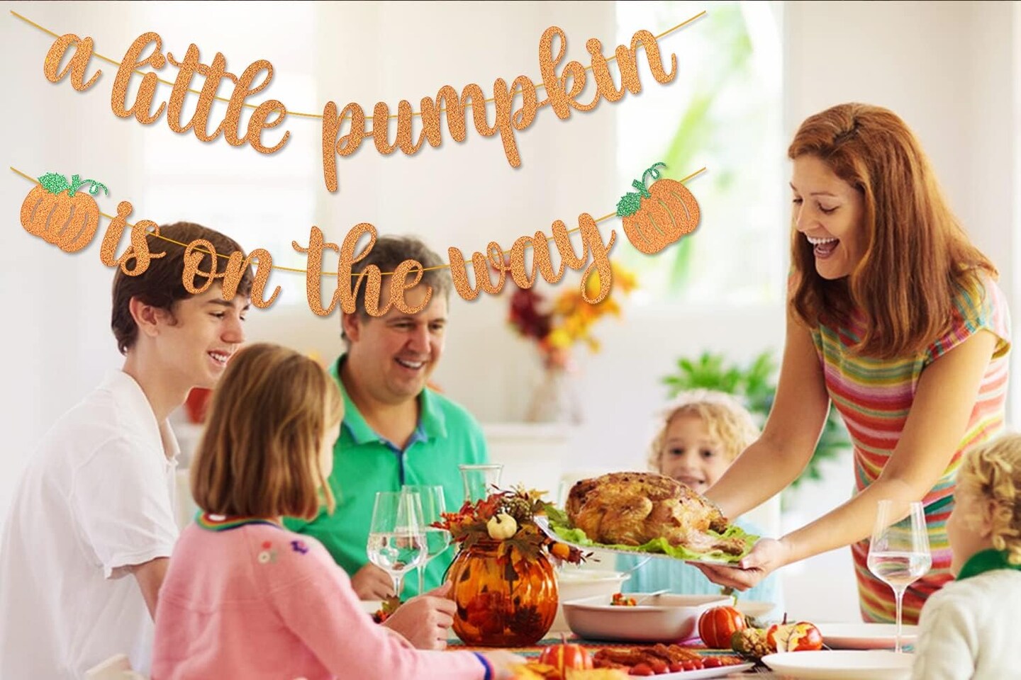 Pumpkin Baby Shower Decorations A Little Pumpkin is On the Way Banner