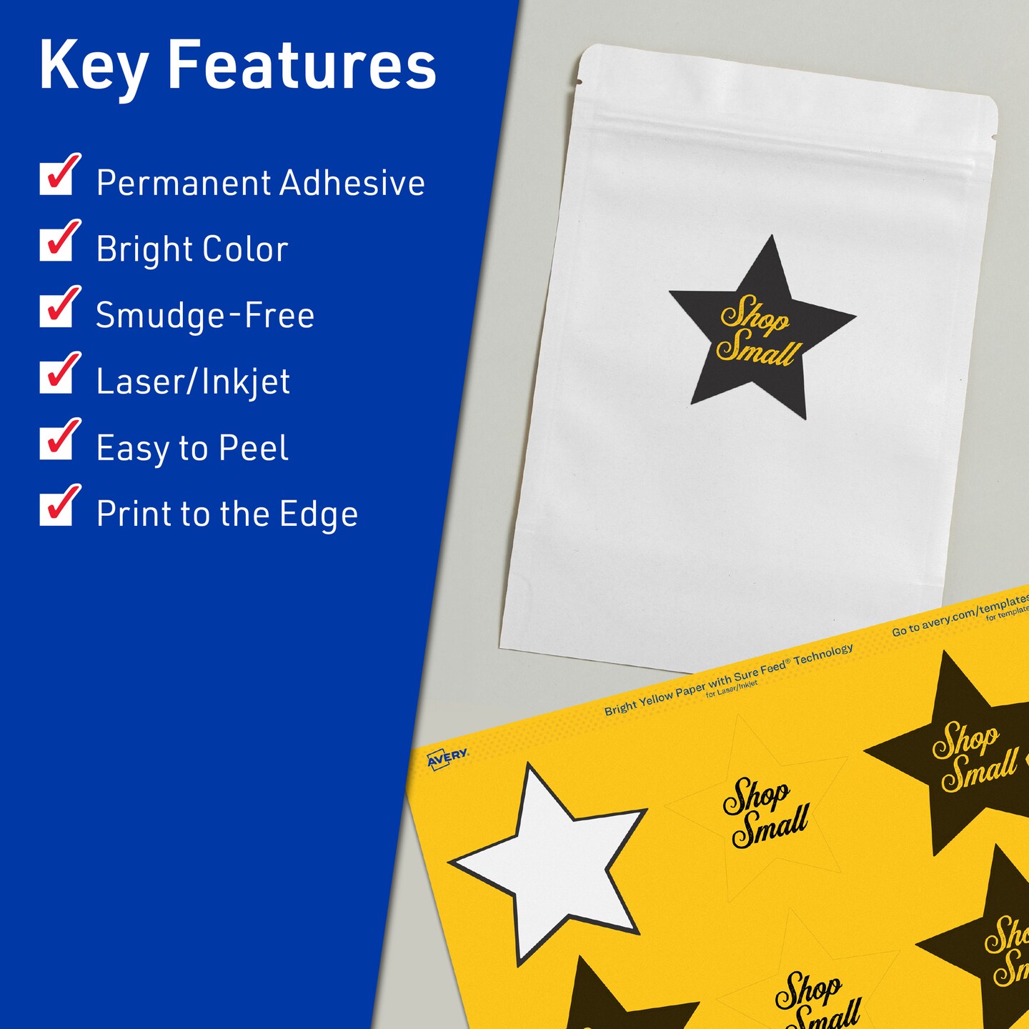Avery Printable Star Labels