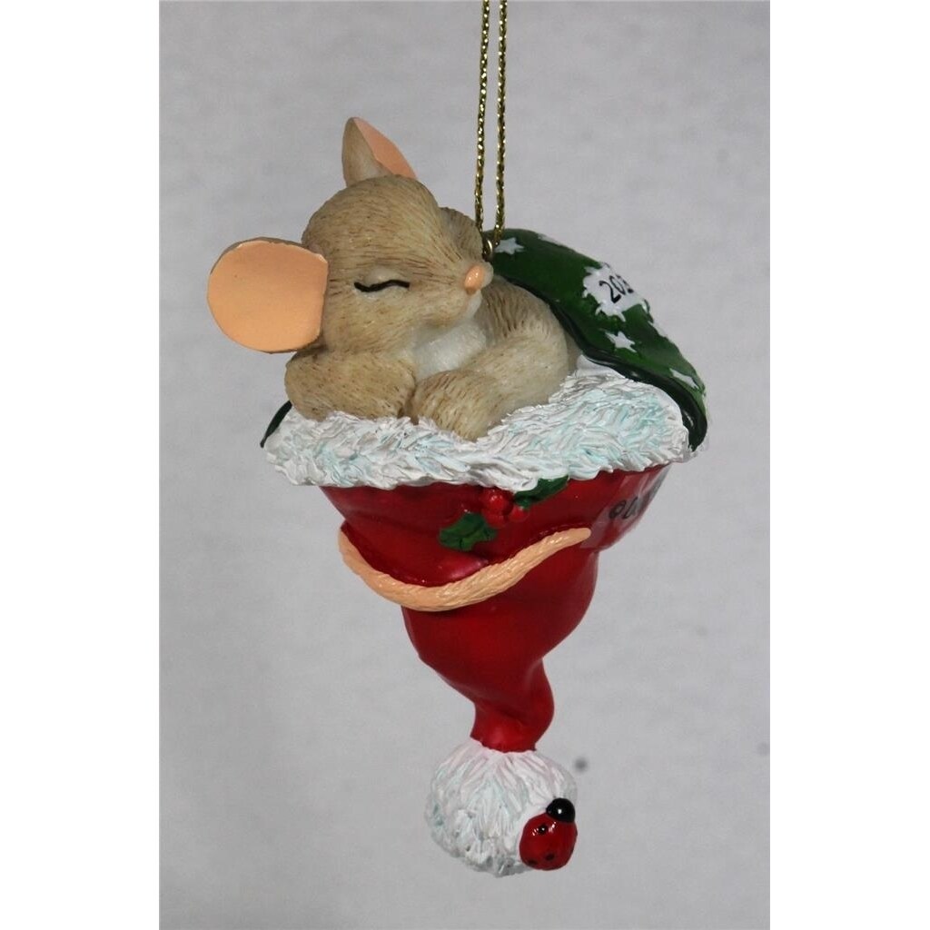 Charming Tails May Your Dreams Be Merry And Bright - 2024 Ornament 137974 Nib