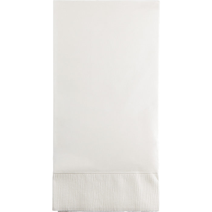 White Guest Towel, 3 Ply (16/Pkg)