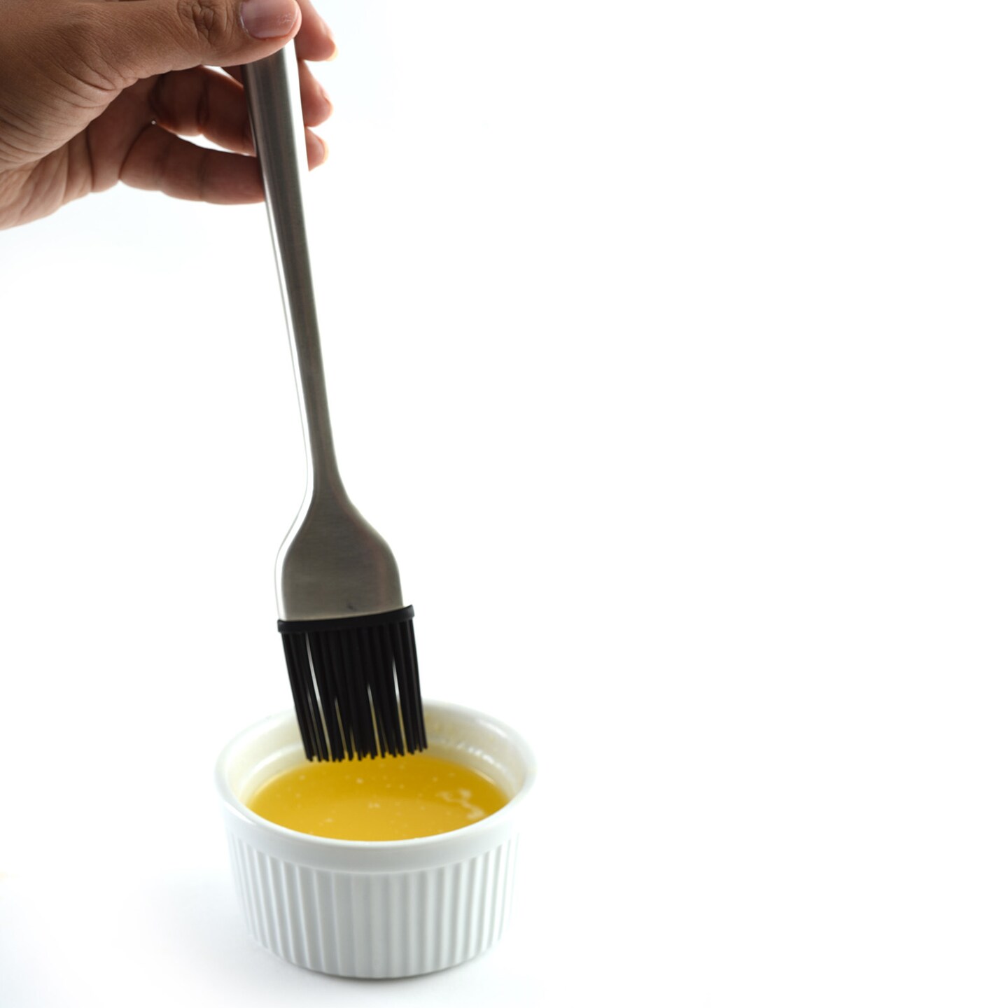 Norpro 12-Inch Silicone BBQ Brush with Stainless Steel Handle