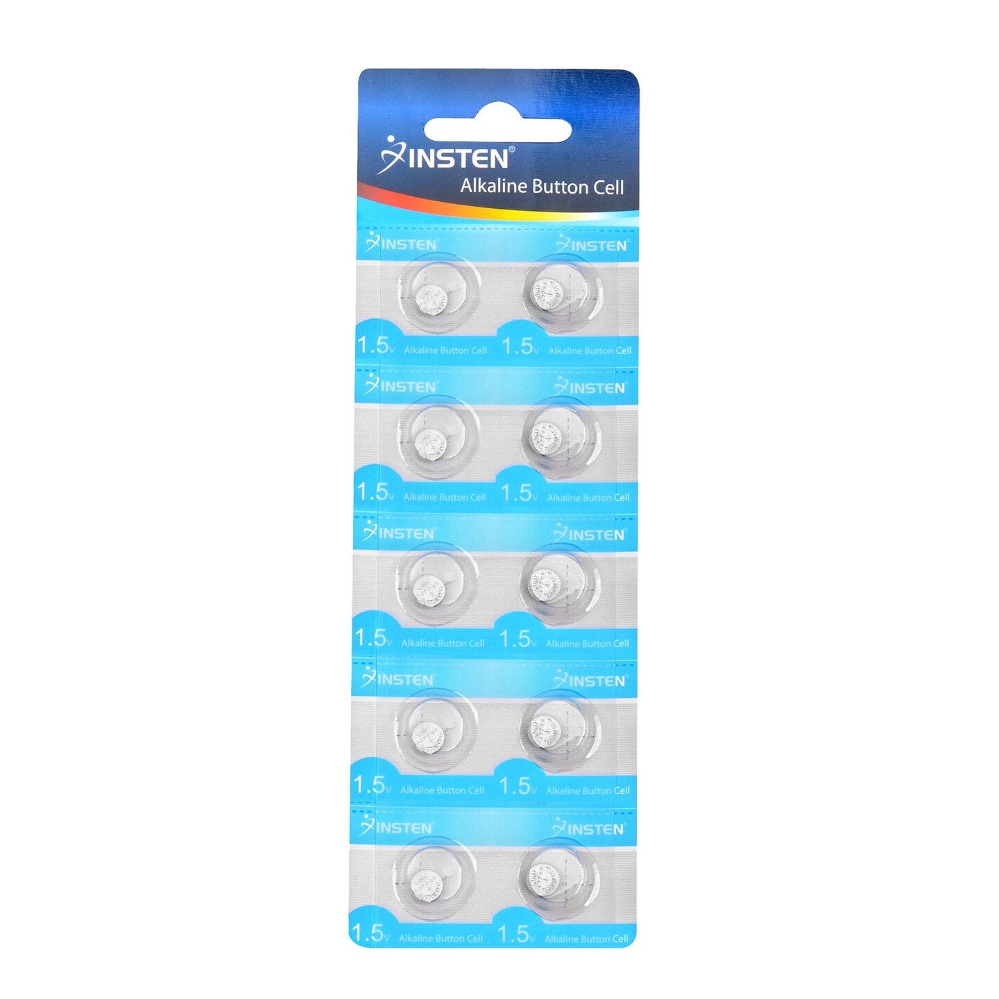 10 pcs Insten Alkaline Battery AG1 1.5V Button Cell Coin Batteries SR621SW SR60 SR621 SB-AGDG 280-34 T V364 D364 602 S621E GP364 AG1 AG-1 364 L621 LR621
