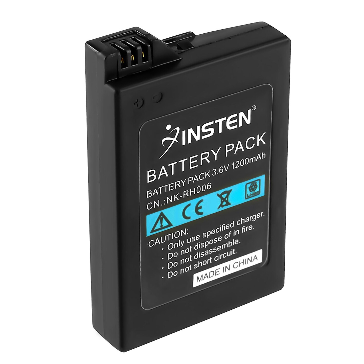 For PSP 2000 and 3000 Replacement Battery Pack Rechargeable New 1200mAh 3.6V High Capacity for Sony PSP 3000 and PSP Slim 2000, Include Model PSP-2001, PSP-3000, PSP-3001, PSP-3002, PSP-3004 by Insten