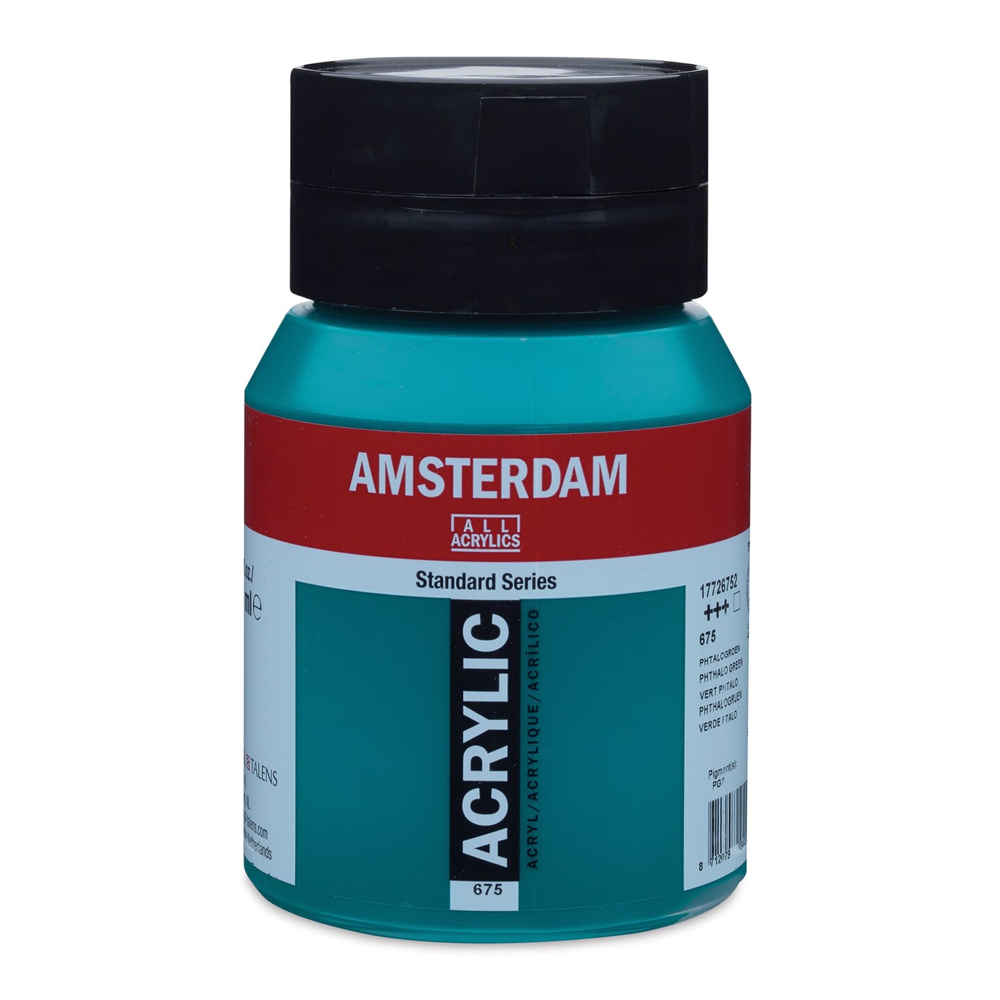 Amsterdam Standard Series Acrylic - Phthalo Green, 500 ml bottle