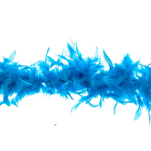 John Bead 2yds Chandelle Turkey Flat Boa Feathers, 40g/60g/80g