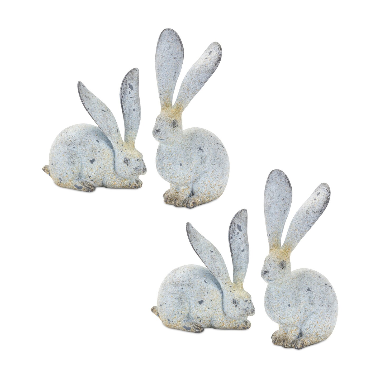 Melrose Set of 4 Rabbit Figurines 8.25&#x22;