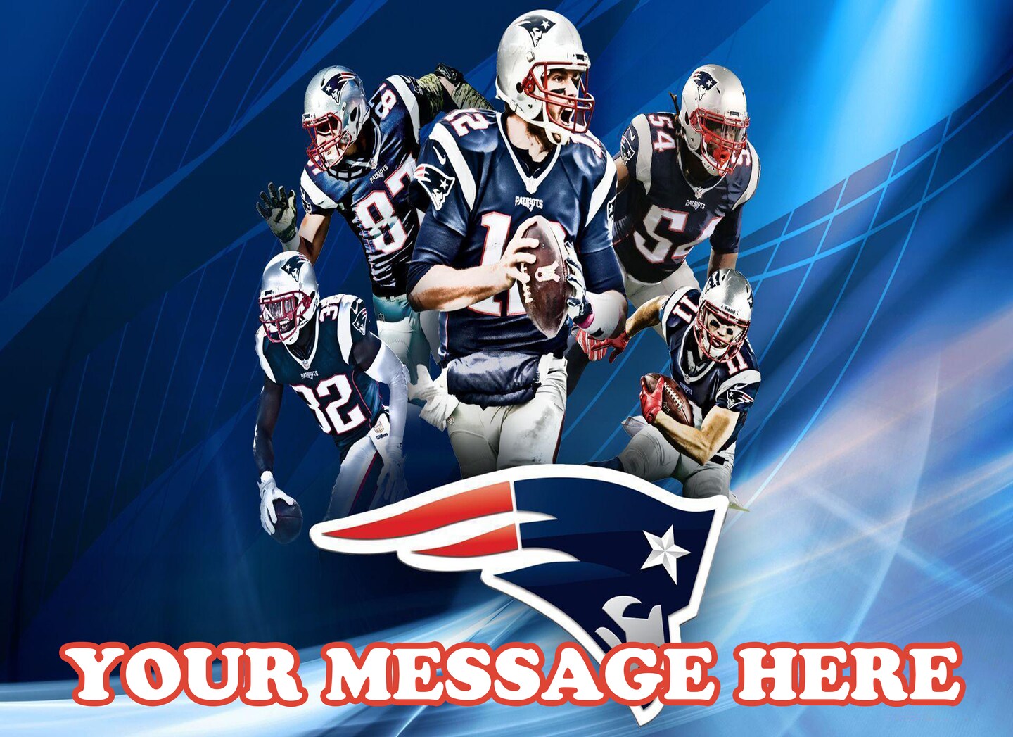 thepartygirl New England Patriots Napkins - Thumbnail 2