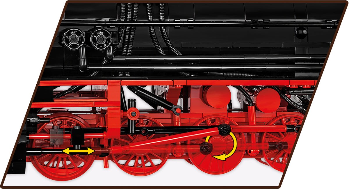 COBI Historical Collection Trains DR BR 52  Steam Locomotive &#x26; Railway Sepamhore