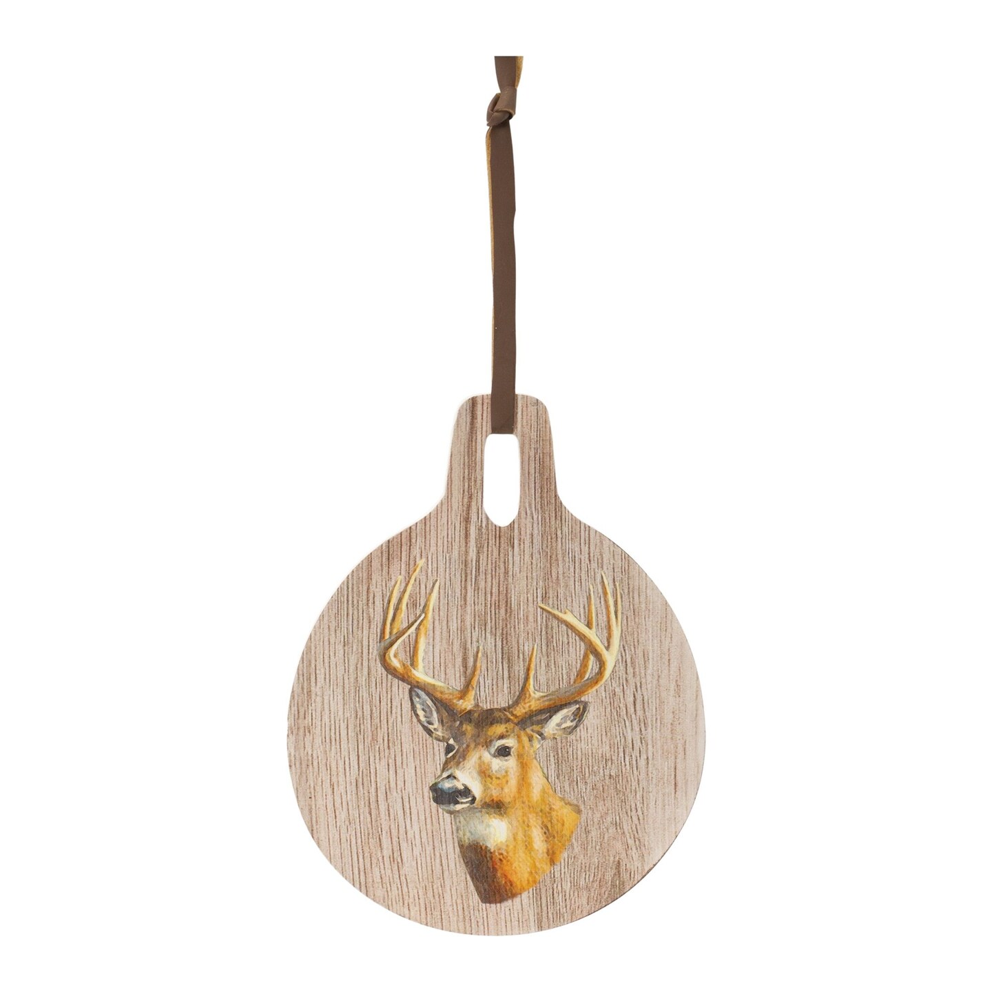 Melrose 10&#x22; Deer Cutting Board Hanging Christmas Wall Decoration