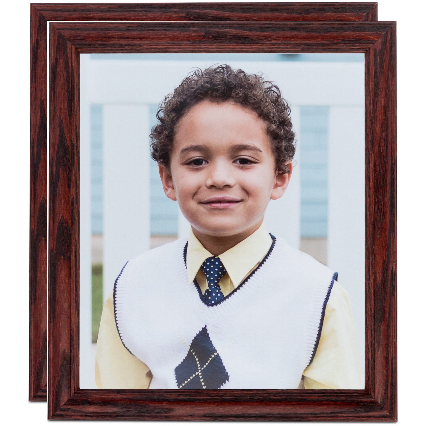ArtToFrames 5x5 Inch Traditional Picture Frame, Multi Pack, Comes with Regular Glass (WOMPack-8-5x5)