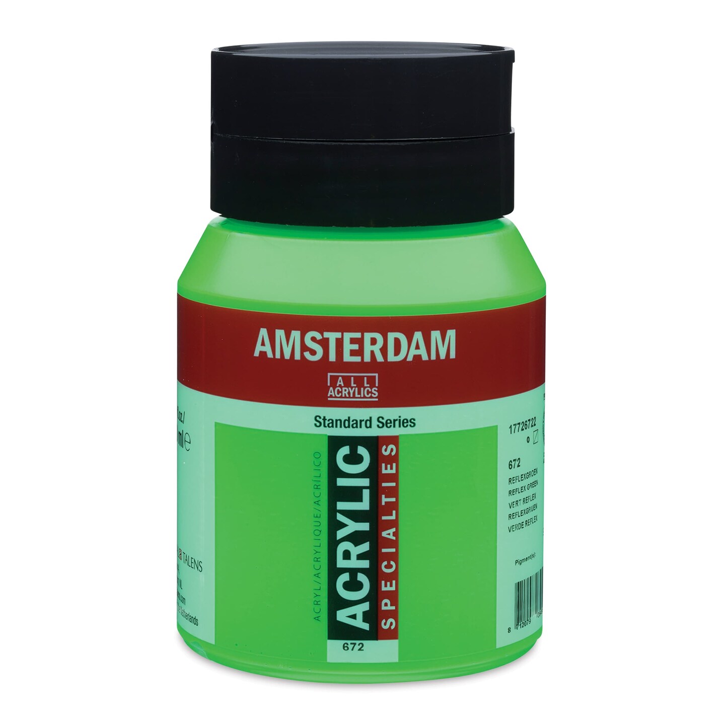 Amsterdam Standard Series Acrylic - Reflex Green, 500 ml bottle