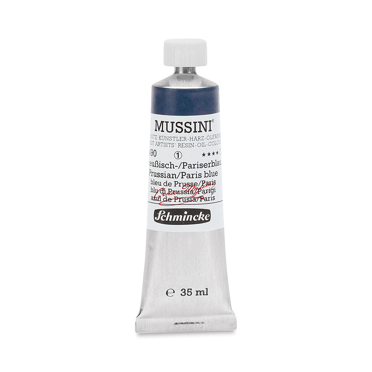 Schmincke Mussini Oil Color - Prussian Paris Blue, 35 ml tube