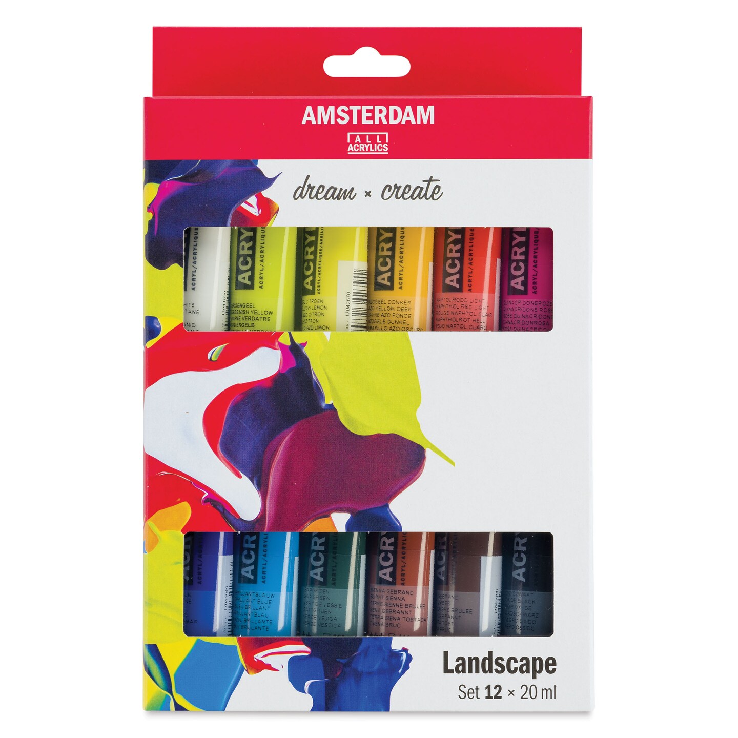 Amsterdam Standard Series Acrylics - Set of 12, Landscape Colors, 20 ml