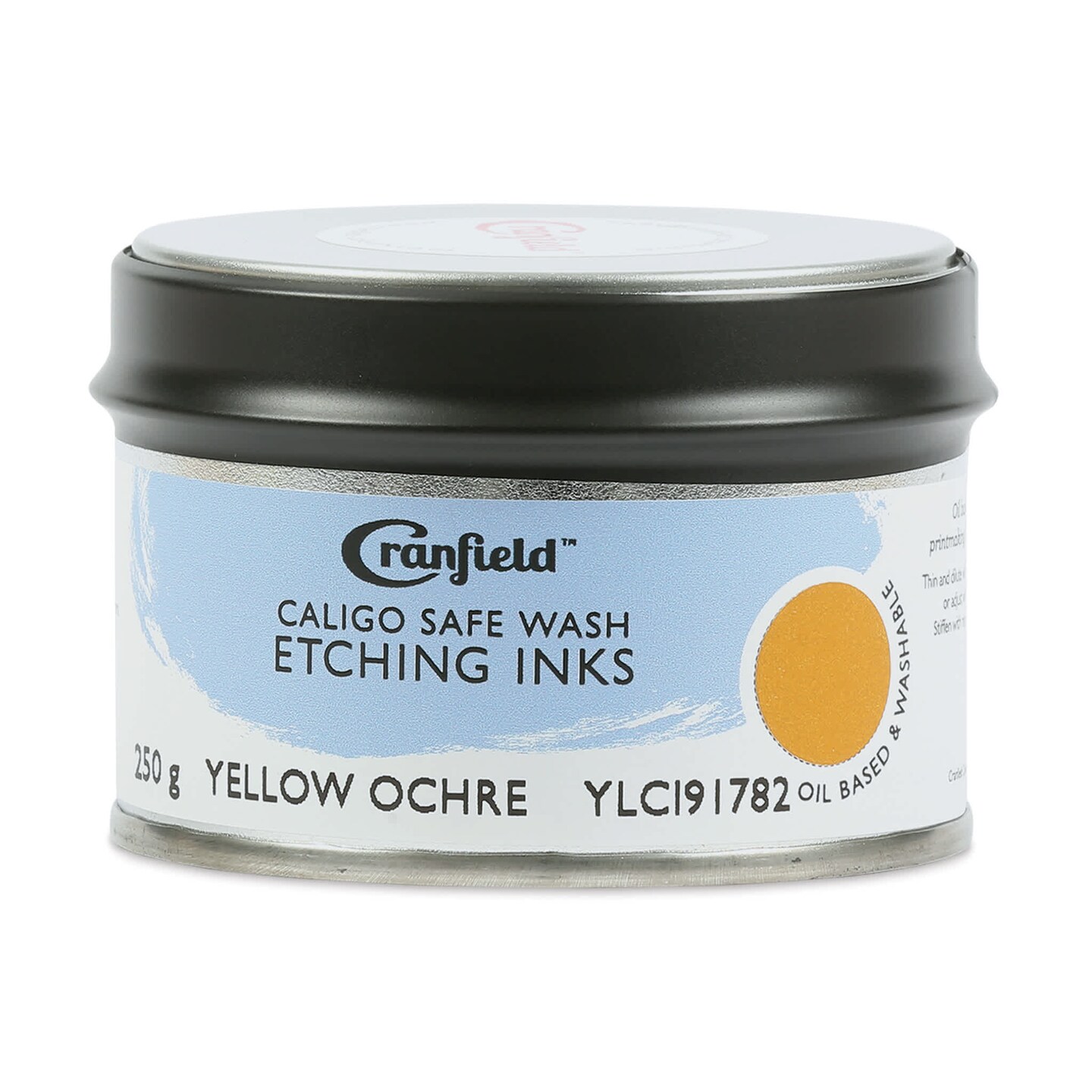 Cranfield Caligo Safe Wash Etching Ink - Yellow Ochre, 250 g Can