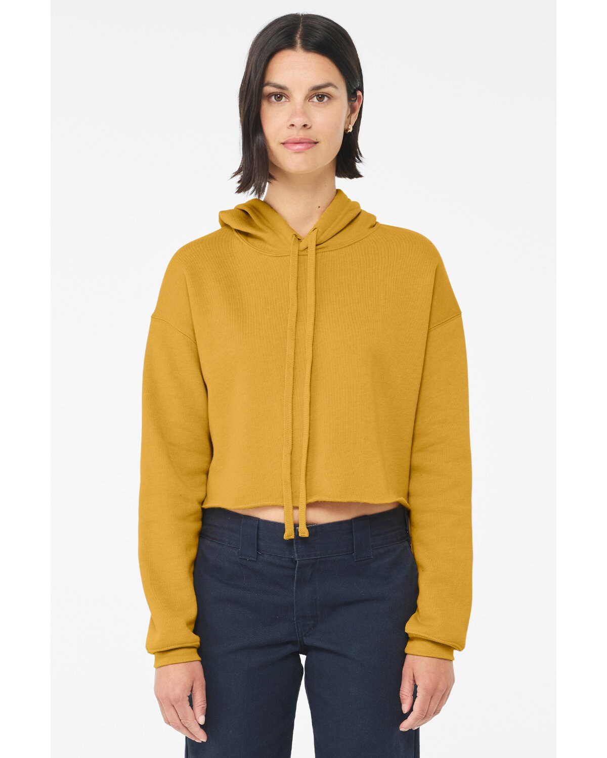 Bella + Canvas&#xAE; Ladies Cropped Fleece Hoodie