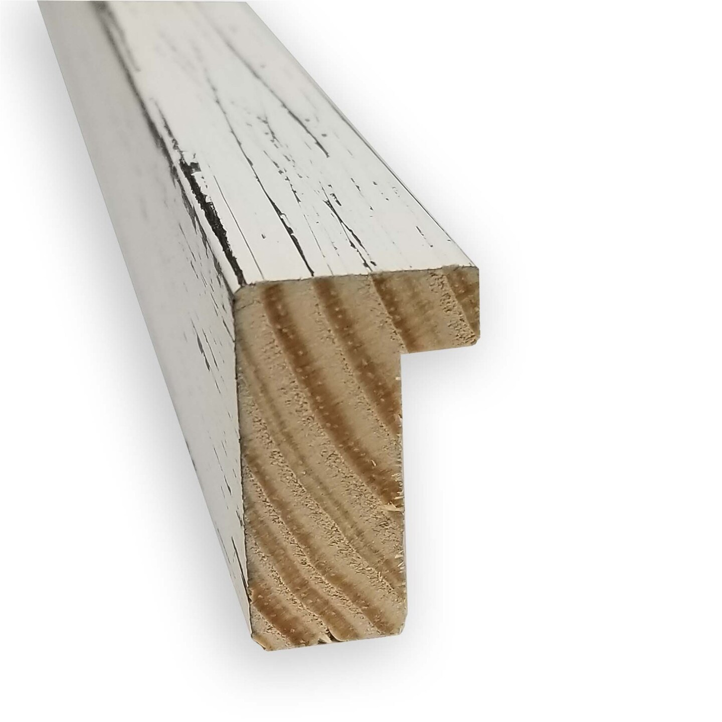 Shiplap White Narrow Wood Framed Magnetic Board