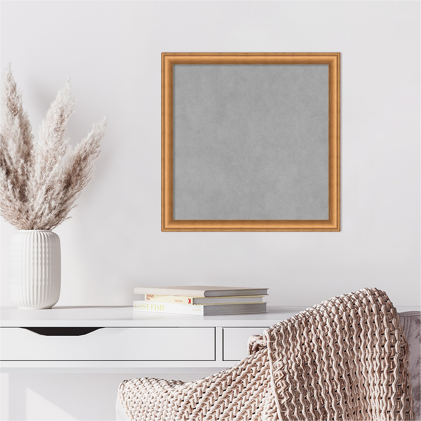 Salon Scoop Wood Framed Magnetic Board