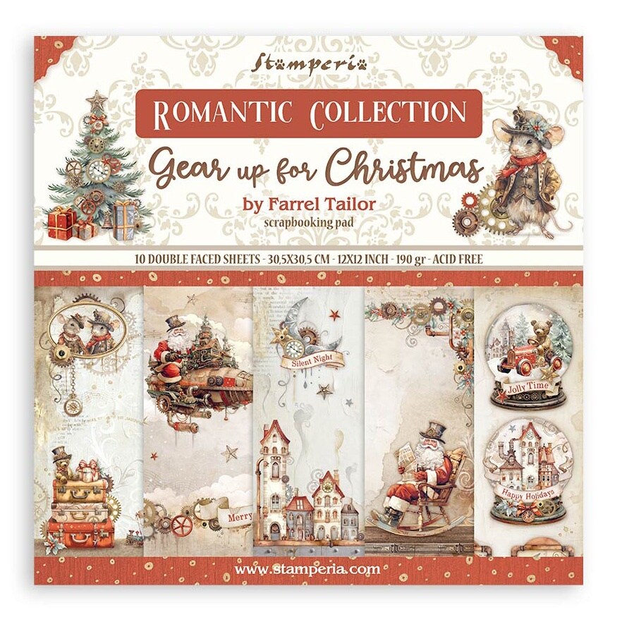 Stamperia - Scrapbook-papierpad voor scrapbooking, albums, kaarten