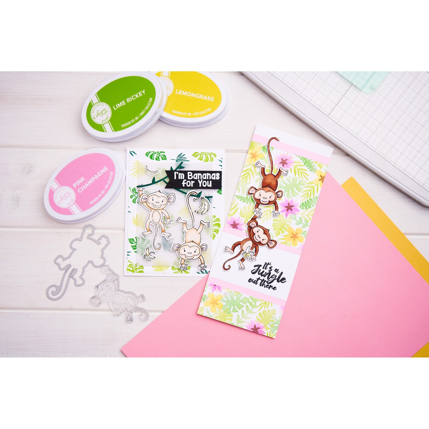 Catherine Pooler Sizzix Bundle 2-It's A Jungle Stencil & Emboss Folder