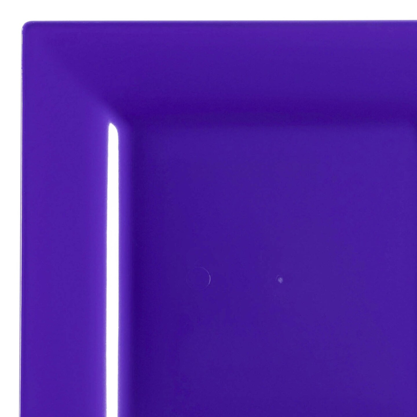 Grape Purple Square Plastic Cake Plates - 6.5&#x22; (120 Plates)