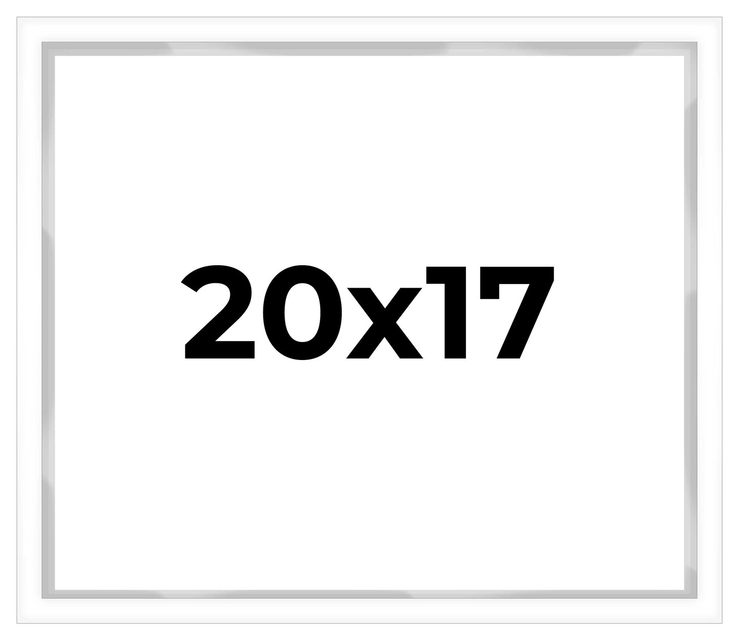 Shadow Box 3/4" Depth White Picture Frame - UV Acrylic, Backing Board, Hanging Hardware