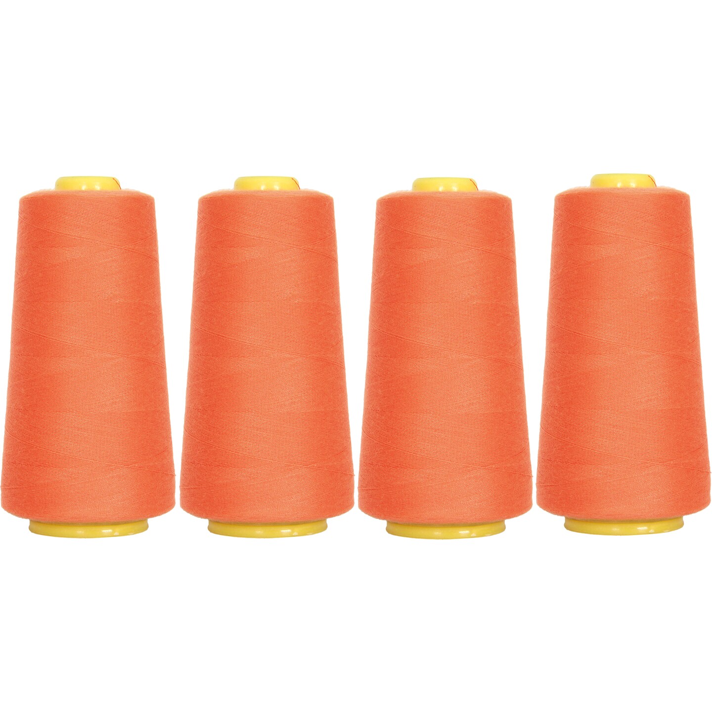 Threadart Polyester Serger Thread - 2750 yds 40/2 - 4 Cone Bundle Pack - 56 Colors Available -