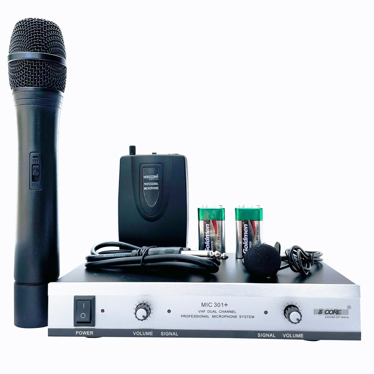 5Core Wireless Microphone Vhf Handheld Microfono Inalambrico And 1