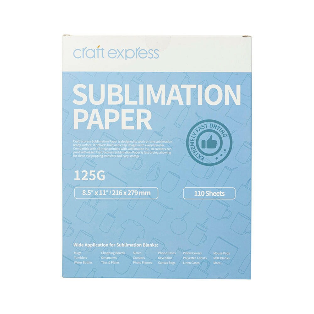 Craft Express 110 Pack Sublimation Transfer Paper
