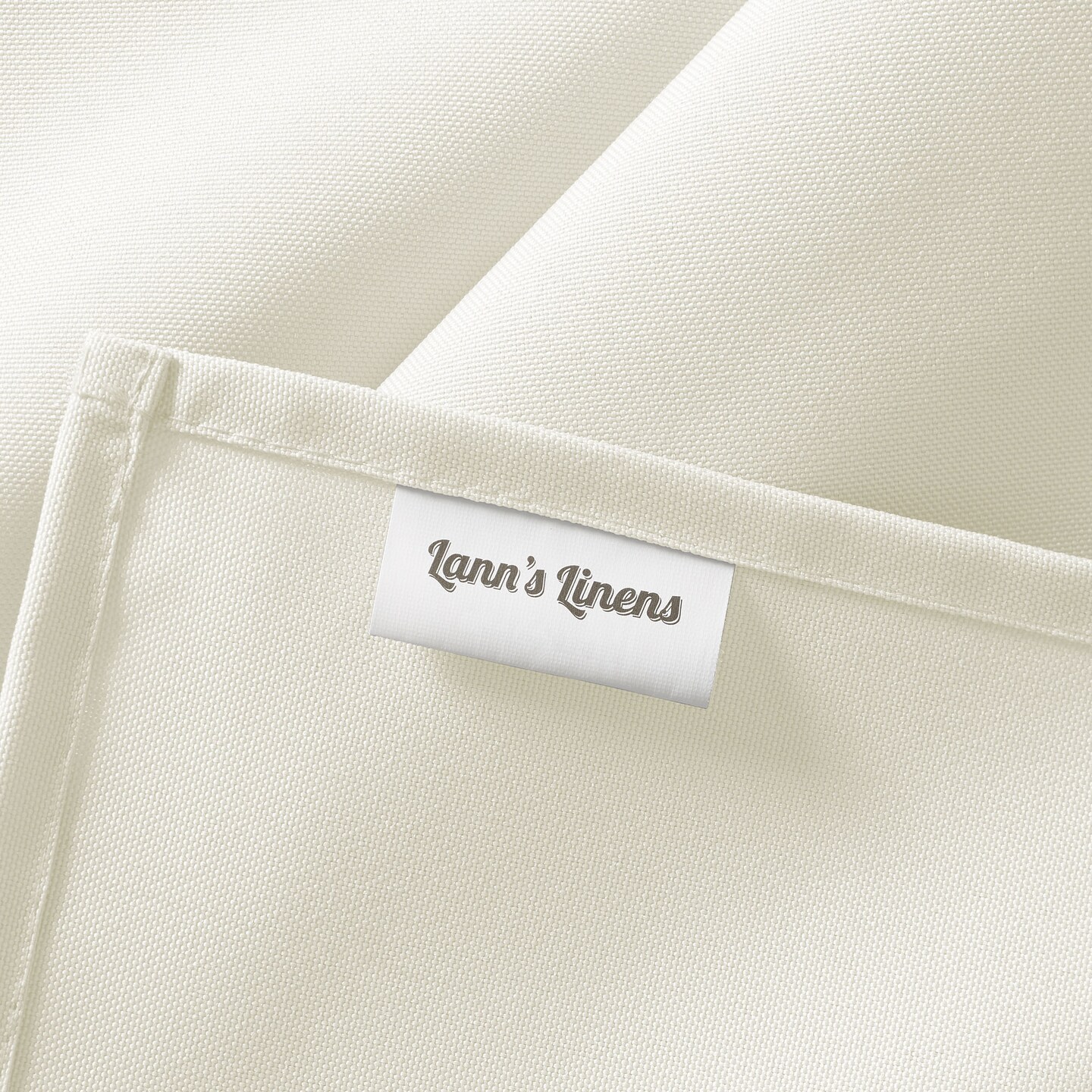 Lann's Linens Rectangular Tablecloths, Washable Polyester Fabric Table Cloths for Dining Tables, Parties, Restaurants, Weddings