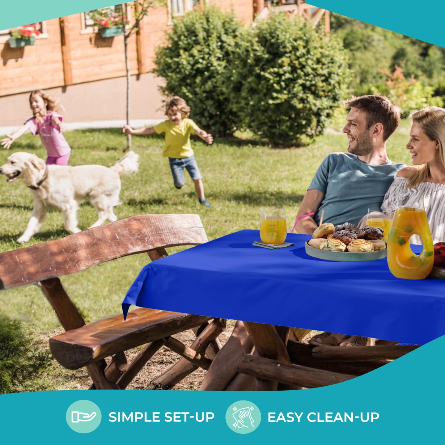 Exquisite Plastic Table Cover Roll – 40" x 100' Disposable Tablecloth Roll – Premium Thick 0.5 MIL Plastic Banquet Roll – Party Table Cover Roll for Events & Catering