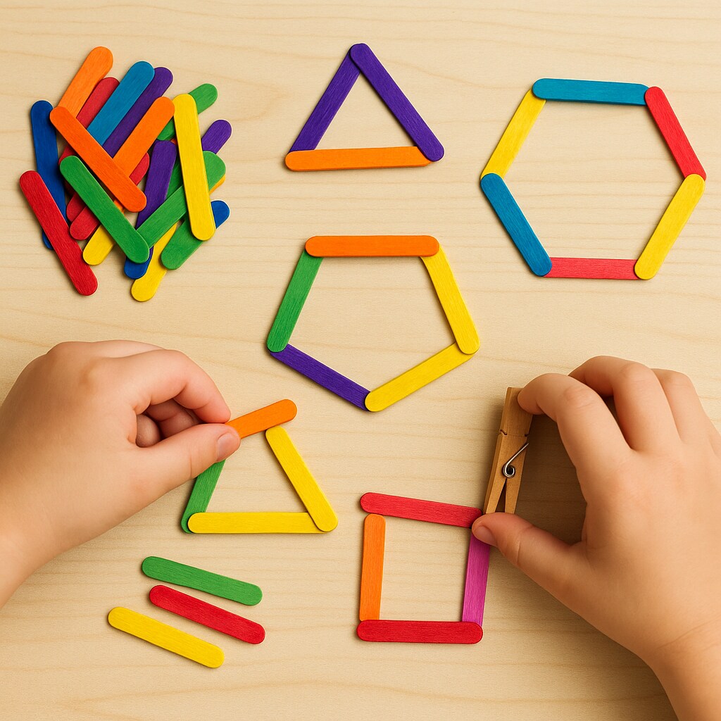 Junior Craft Sticks 2-1/2" – 120 Pack, Small Wood Sticks for Kids Crafts, STEM Projects & Classroom Activities