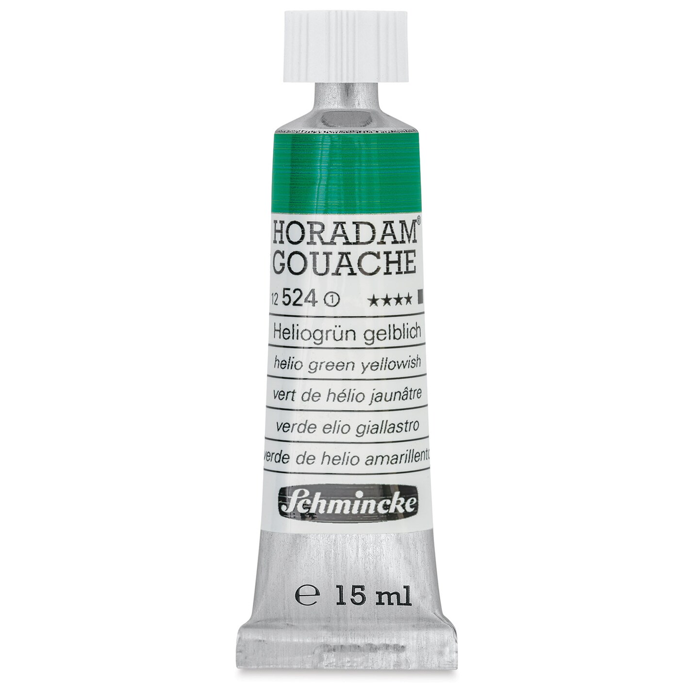 Schmincke Horadam Artist Gouache - Helio Green Yellowish, 15 ml tube