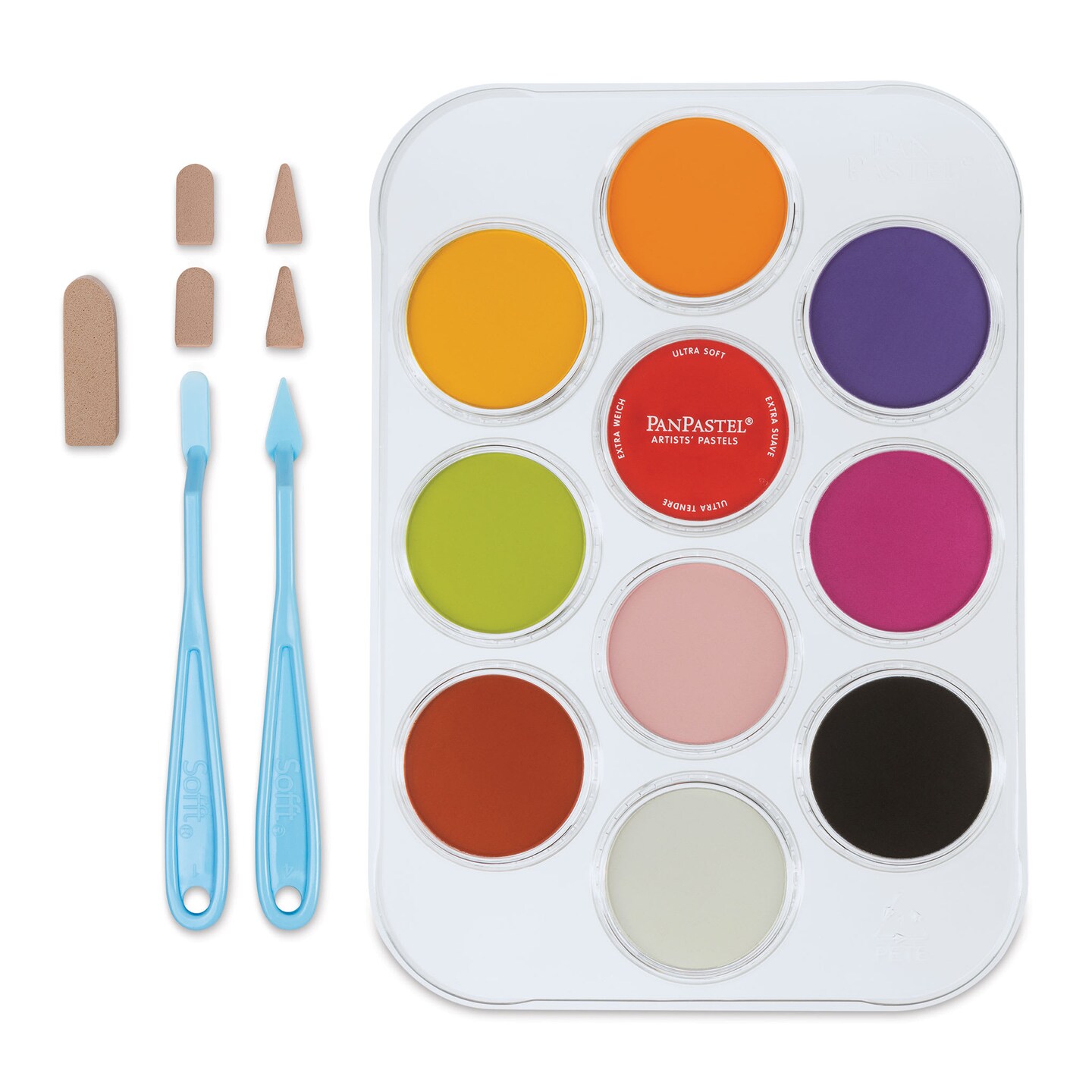 PanPastel Artists' Painting Pastels Set - Susan Tierney’s Flower Coloring Kit No. 1, Set of 10 Colors