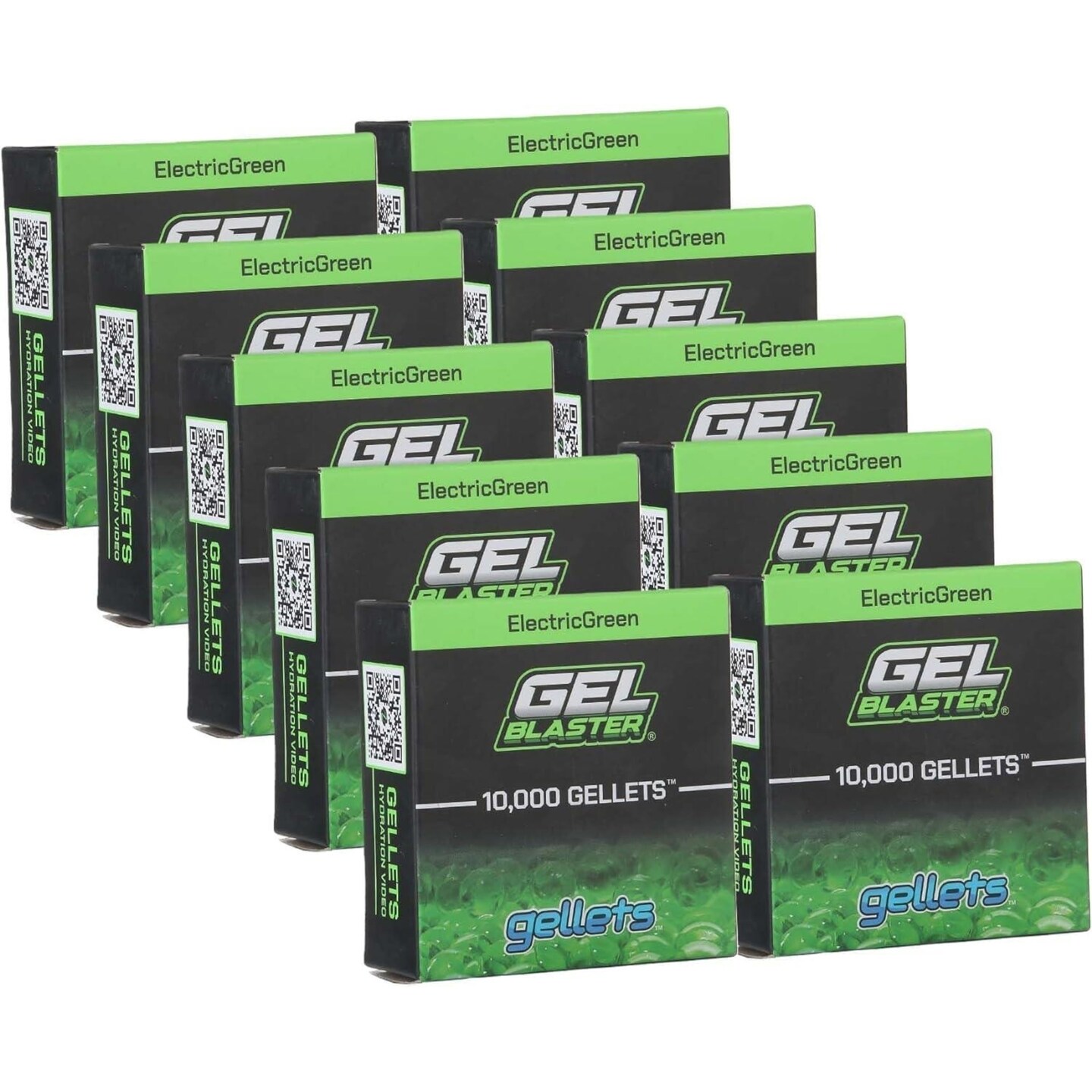 Gel Blaster 100000 Green Gellets Refill Eco-Friendly Non-Toxic Ammo All Natural