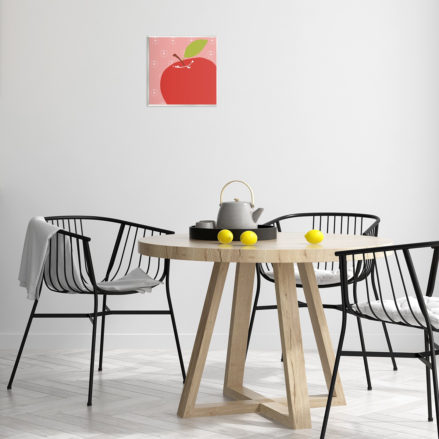 Stupell Industries Bright Apple Fruit Wall Plaque Art Design by Daniela Santiago