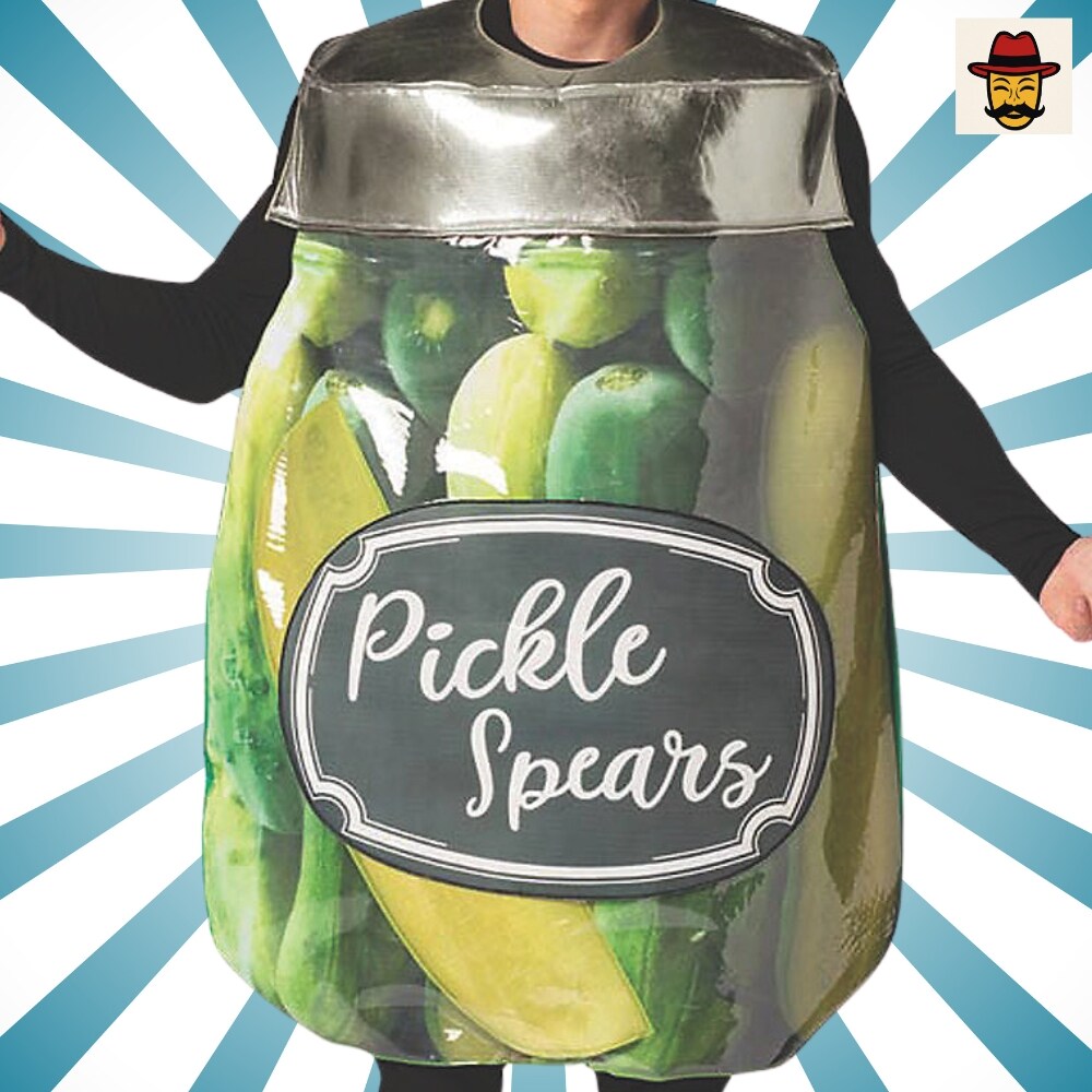 Pickle Jar Costume Funny Tunic Perfect for Halloween Parties