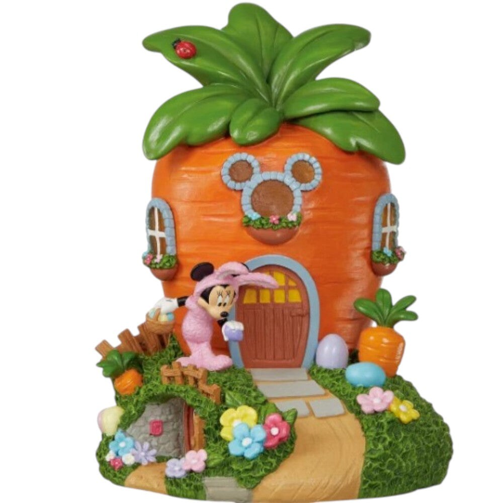 Disney Easter Village Set with Bunny Figurines &#x2013; Spring Decoration